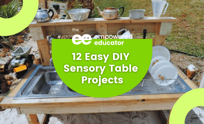 How to build your own water & sand sensory table for play.